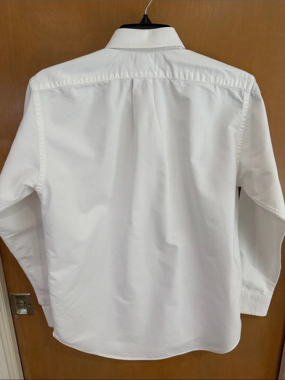 Ralph Lauren White Button-Down Oxford Shirt with Pony Logo